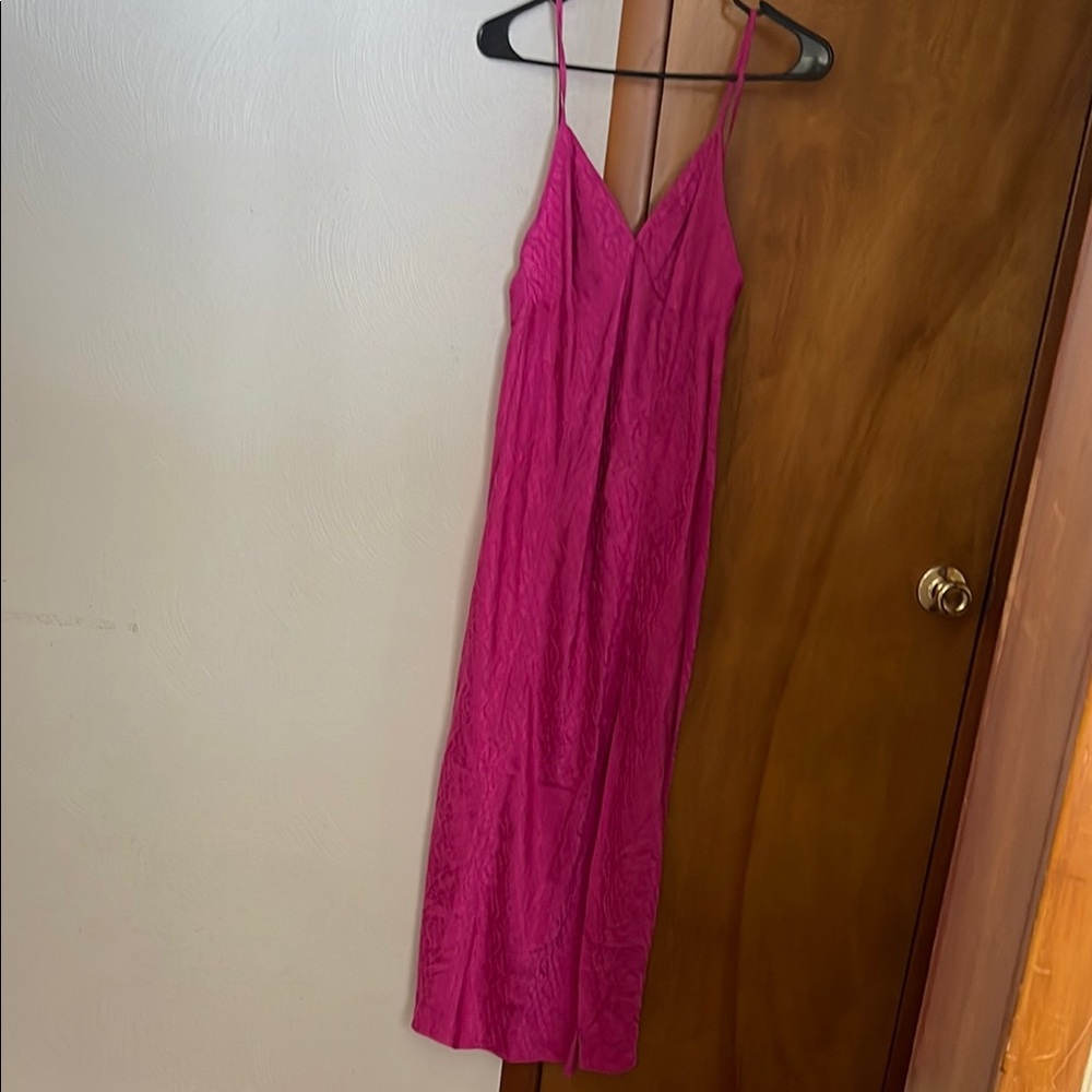Victorias Secret Icon Slip dress hot pink size Small